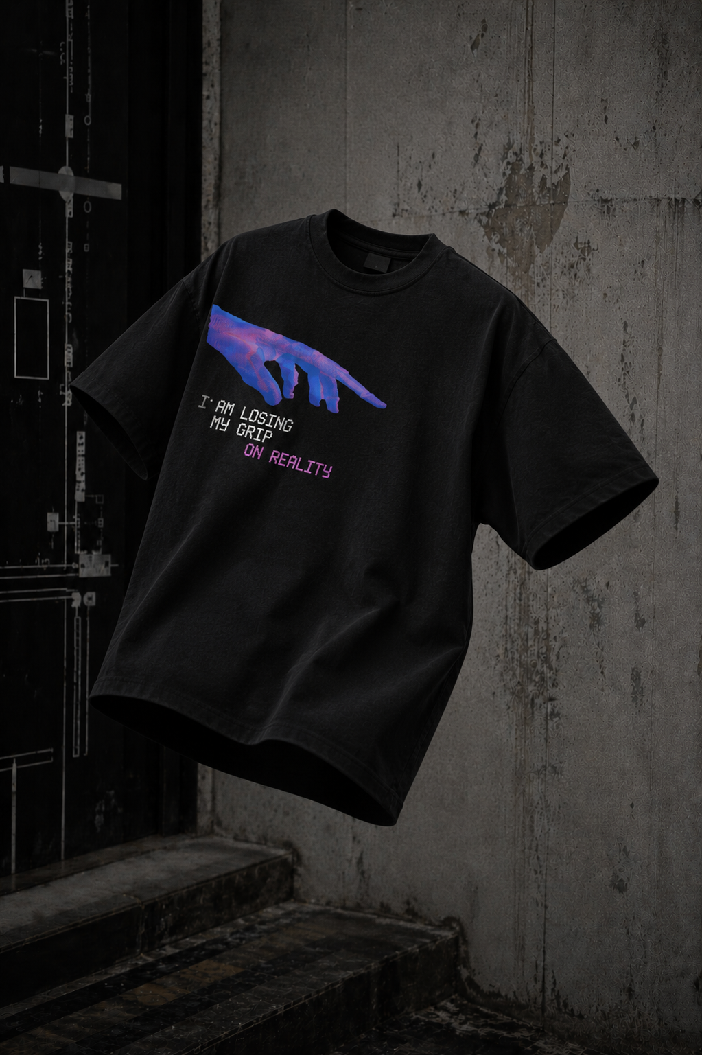 Lost Grip Graphic Tee front view - KYS streetwear