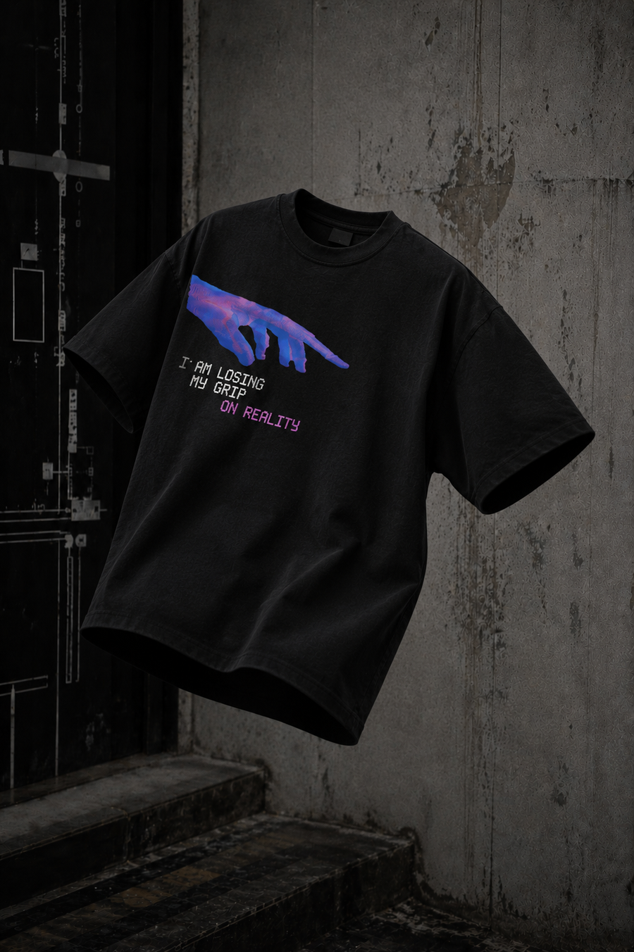 Lost Grip Graphic Tee front view - KYS streetwear