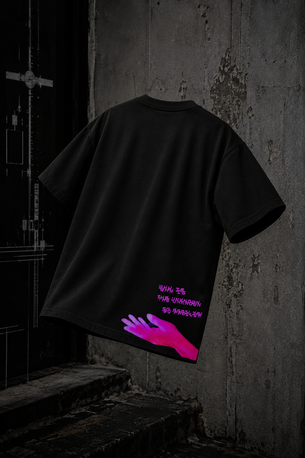 Lost Grip Graphic Tee back view - KYS streetwear