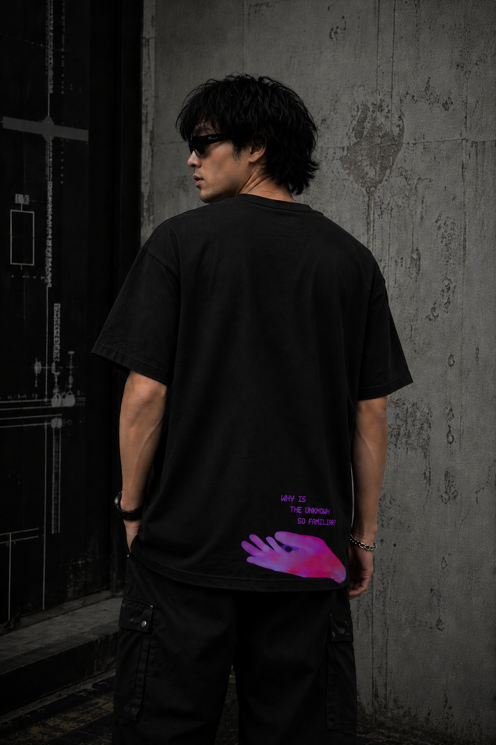 Lost Grip Graphic Tee back print detail - KYS streetwear
